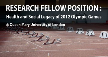 Research Fellow: Health and Social Legacy of London 2012 Olympics
