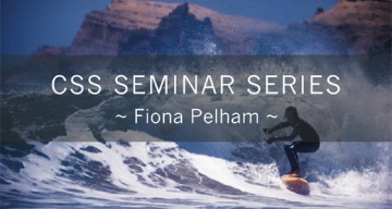 Seminar Series – Fiona Pelham