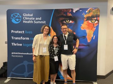 CSS affiliates present at Global Climate and Health Summit!